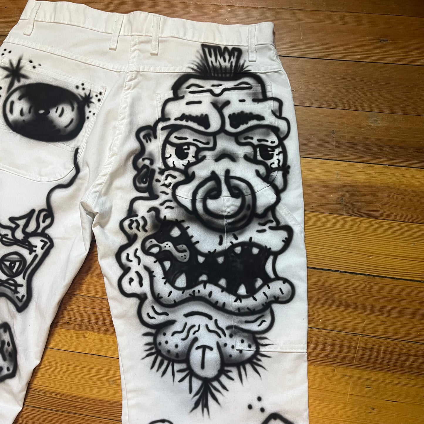 Doodle painters pants