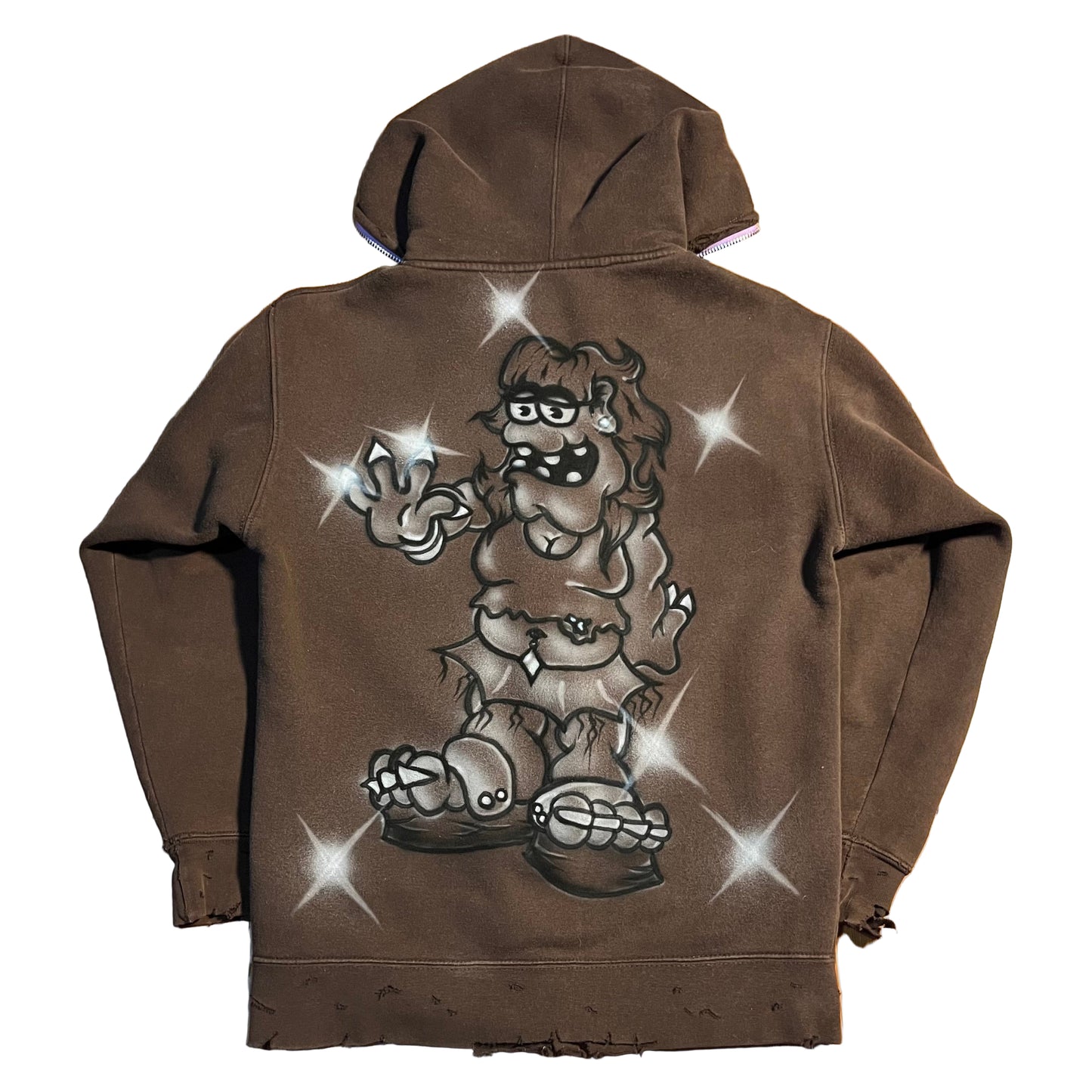 Baddie full zip hoodie