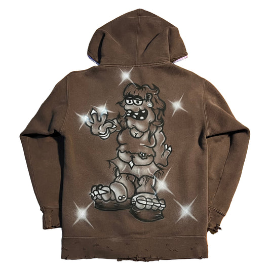 Baddie full zip hoodie