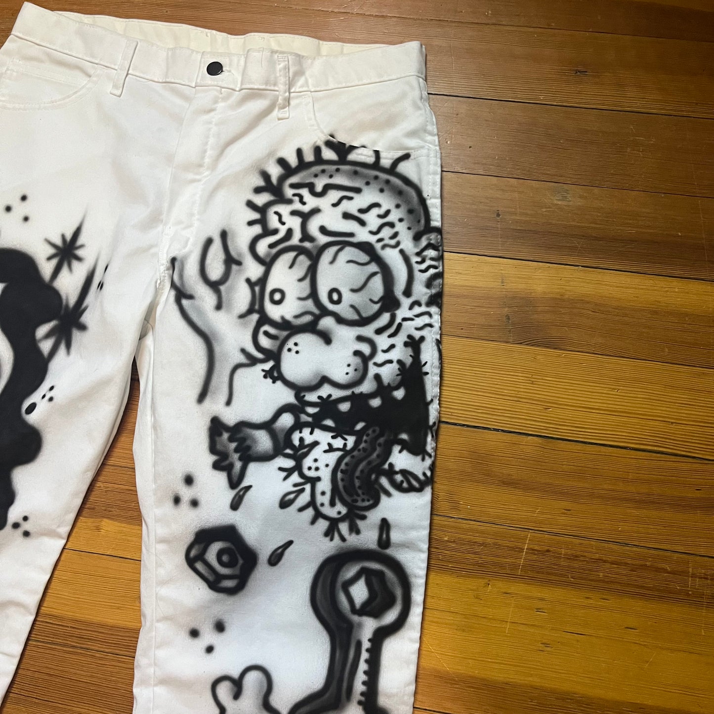 Doodle painters pants